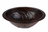 Emelina -  oval copper sink from Mexico