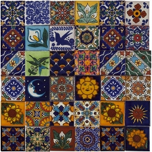 Saburo - Set of 30 tile designs - 120 tiles 5x5 cm