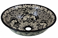 Serena - Black Vessel Sink from Mexico