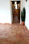 Terracotta - clay rustic floor tiles