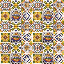 Sergio - Set of six tile designs with relief - 30 Tiles