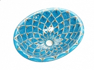 Aqua Azul -Turqoise Medium Ceramic Sink from Mexico