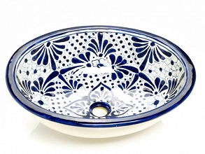 Jimena - Blue Mexican Ceramic Sink