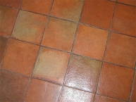 Floor tiles -  old terracotta