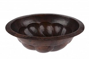 Elicia - oval copper sink from Mexico
