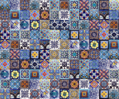 Tonito - small Mexican tiles 5x5 - 120 pieces